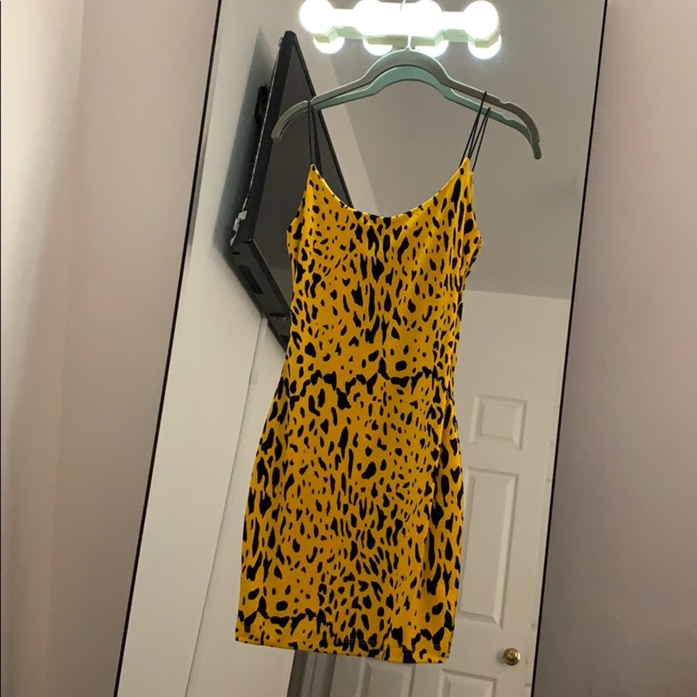 F21 Mini Leopard Dress.